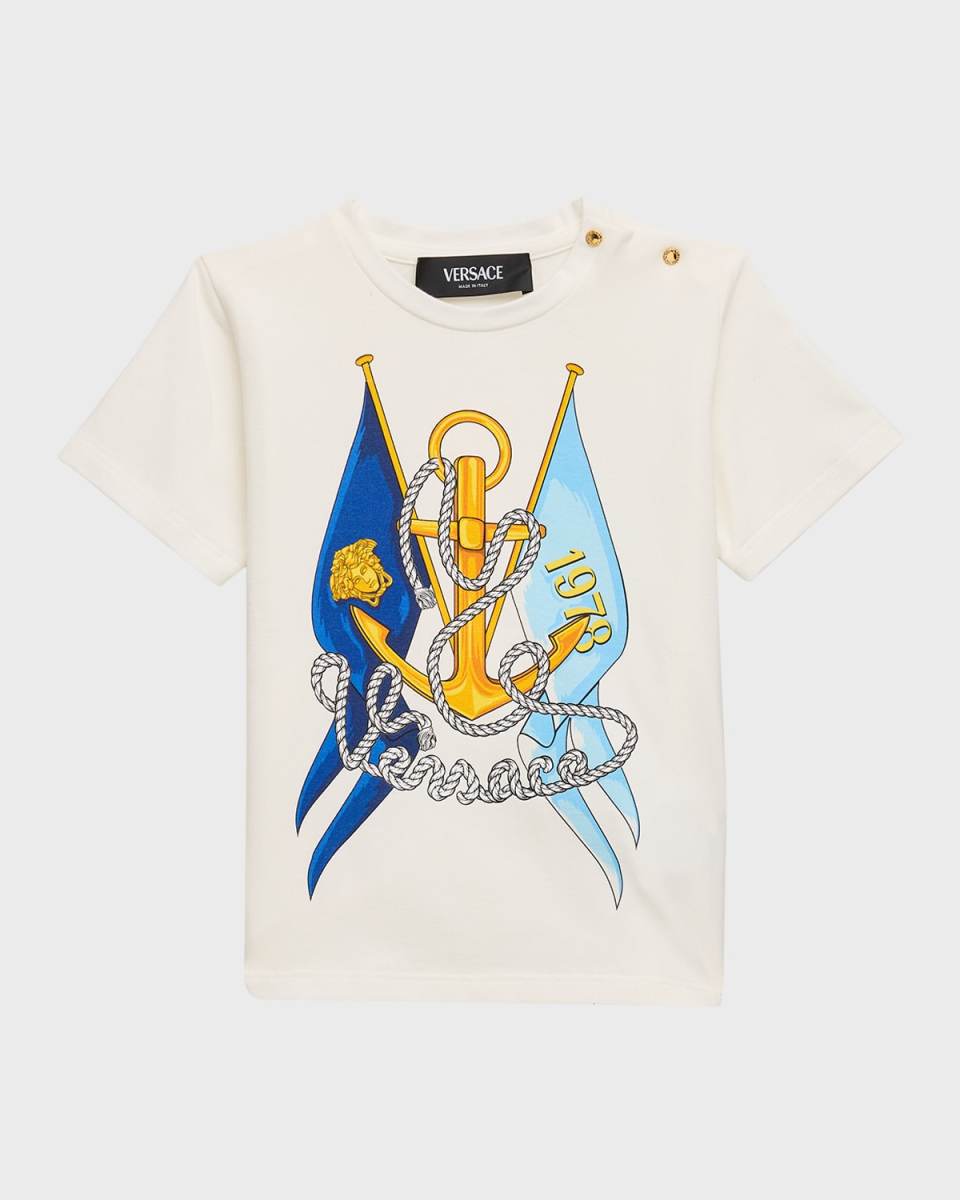Boy's Marine Logo-Print T-Shirt, Size 6M-3